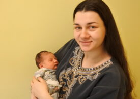 Diana, która uciekła przed wojną, urodziła córeczkę w stalowowolskim szpitalu