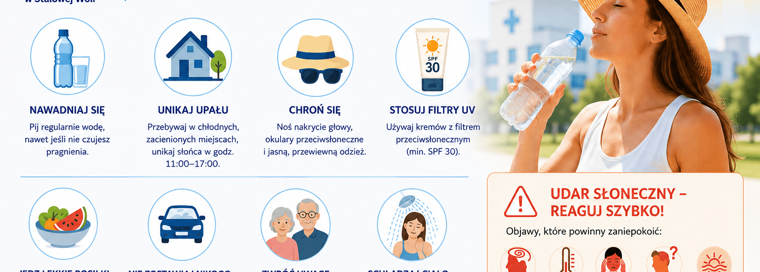 Jak bezpiecznie przetrwać upały?